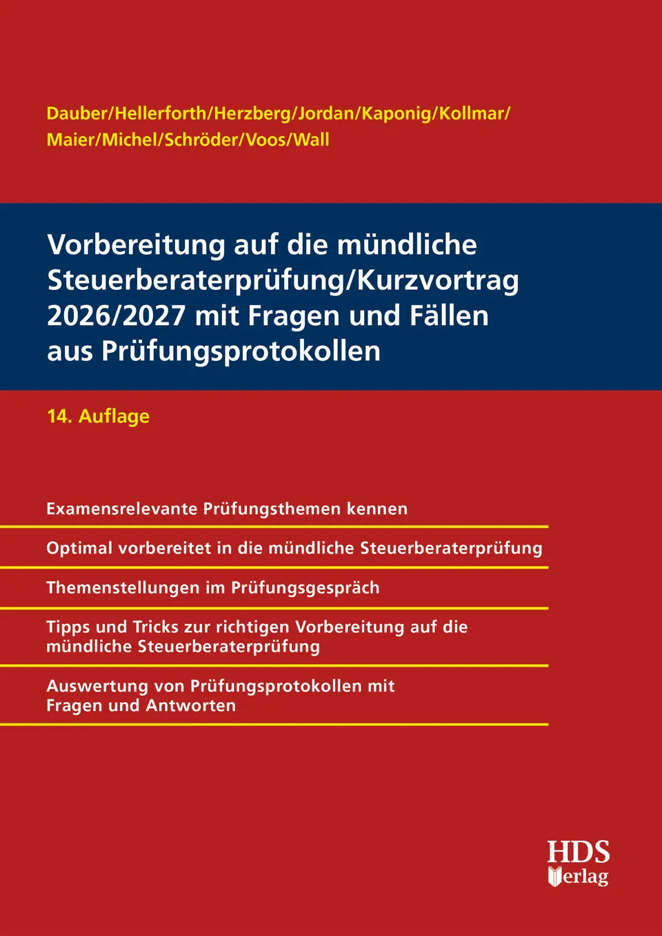 hds-steuerberaterpr-fung-m-ndliche-pr-fung-fachbuch-14-auflage image 1