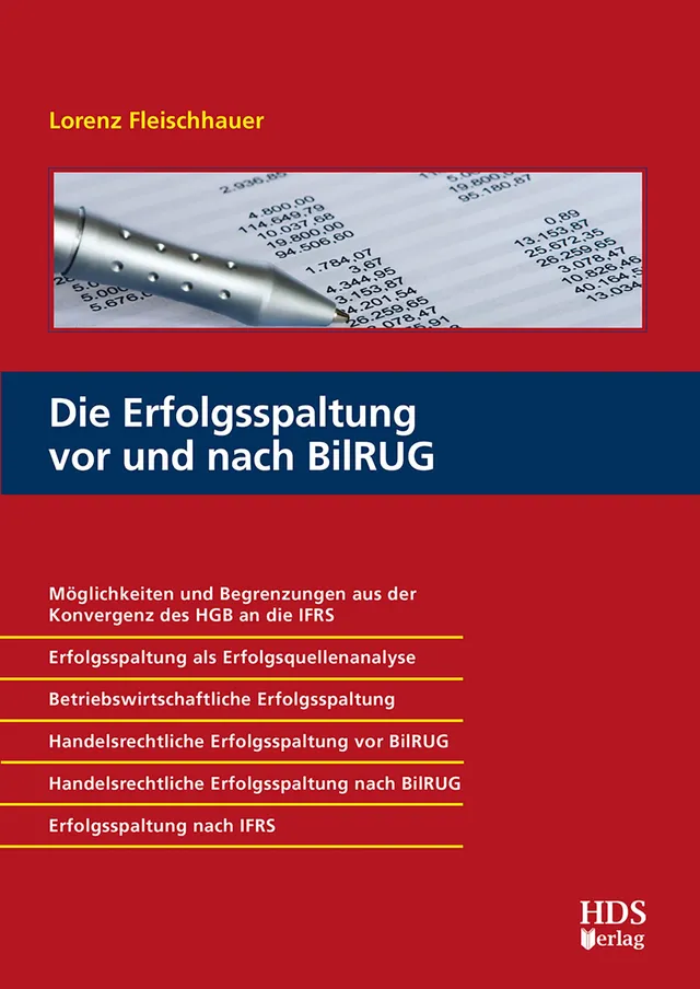 hds-bilanzierung-erfolgsspaltung-bilrug-buch-1-auflage-ifrs image 1