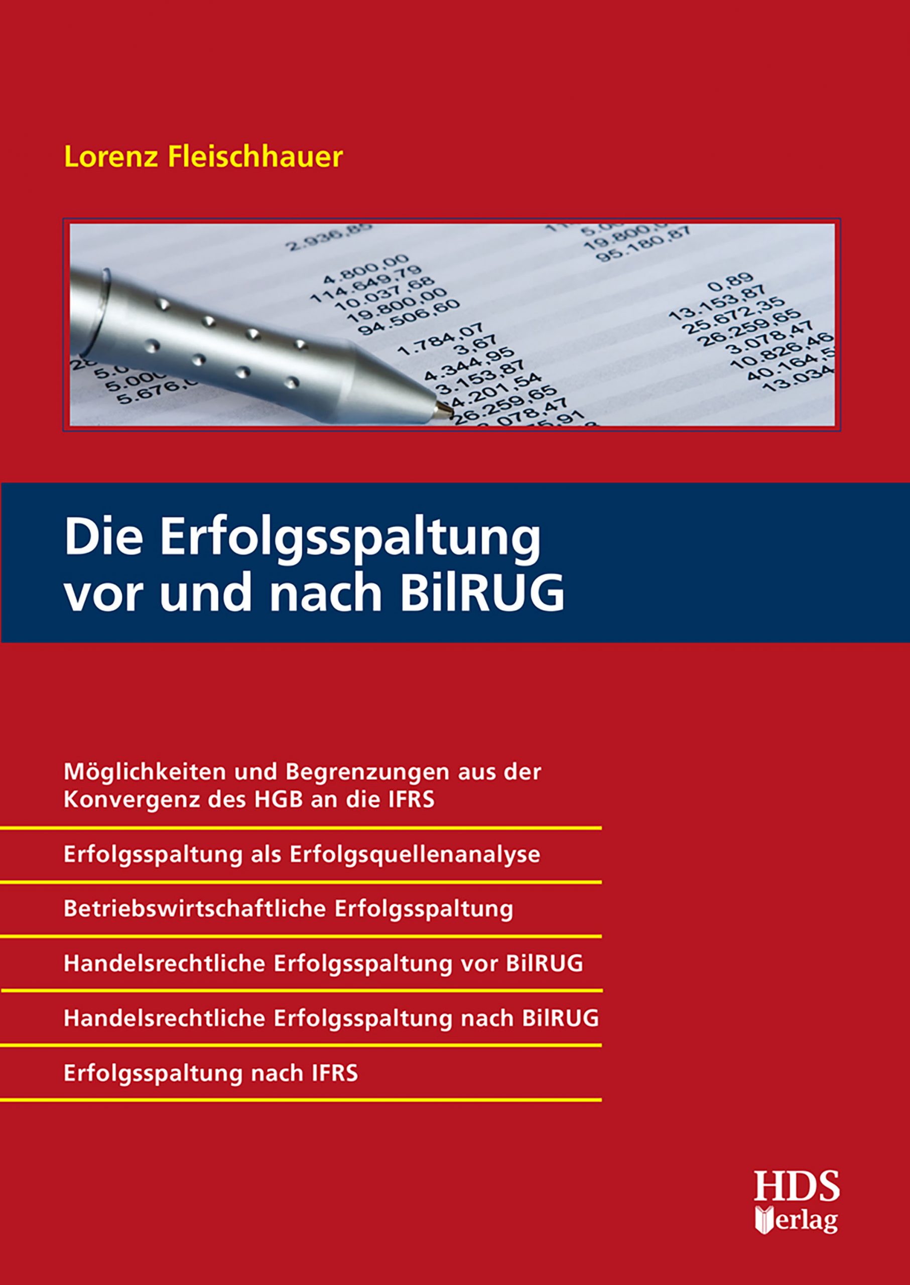 hds-bilanzierung-erfolgsspaltung-bilrug-buch-1-auflage-ifrs image 1