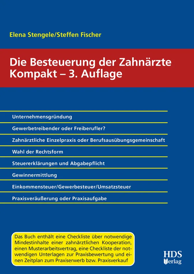 hds-besteuerung-zahn-rzte-kompakt-fachbuch-3-auflage-praxis image 1