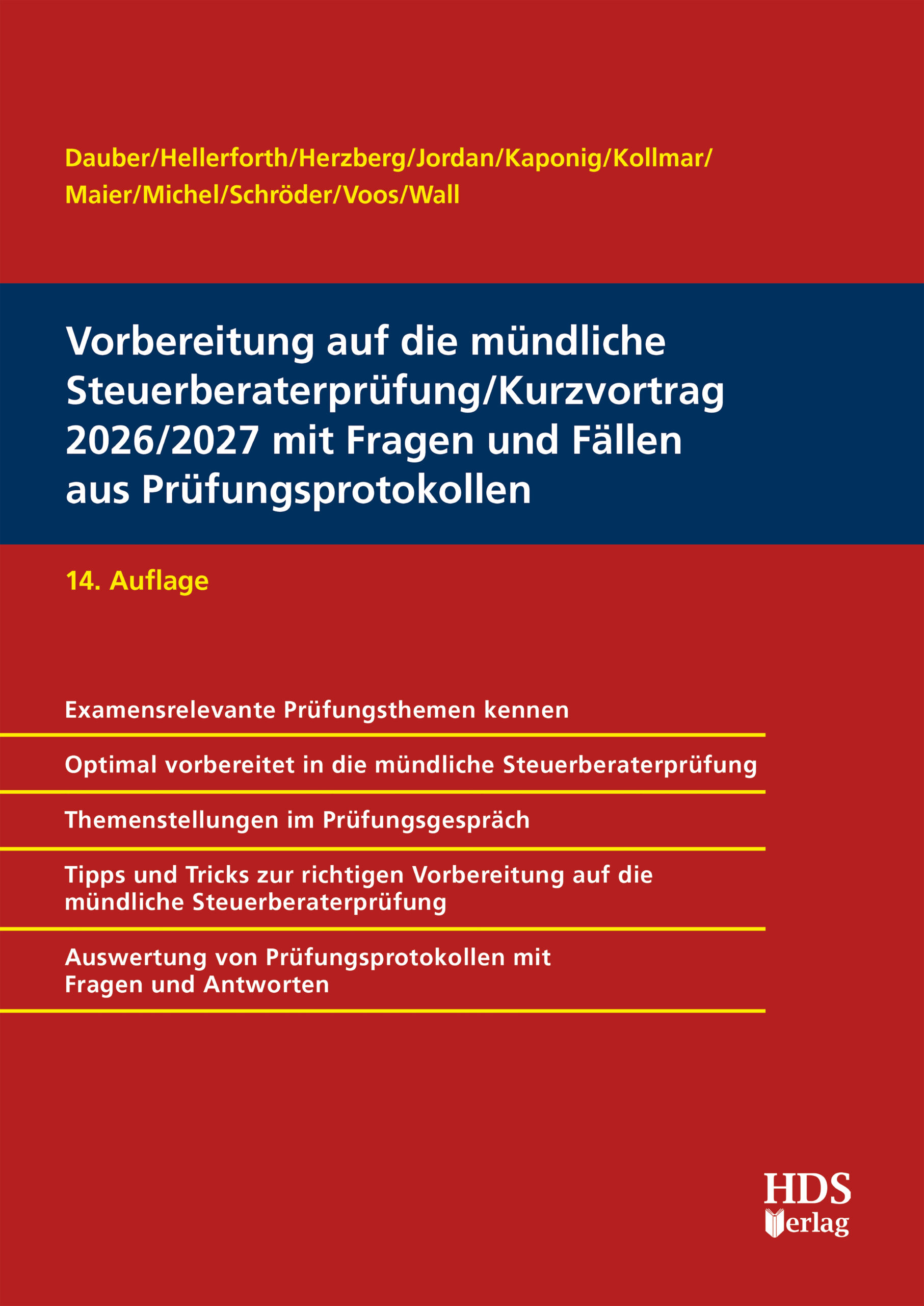 hds-steuerberaterpr-fung-m-ndliche-pr-fung-fachbuch-14-auflage image 1