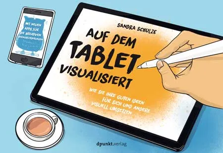 dpunkt-technik-kreatives-auf-dem-tablet-visualisiert-buch-sketchnotes image 1