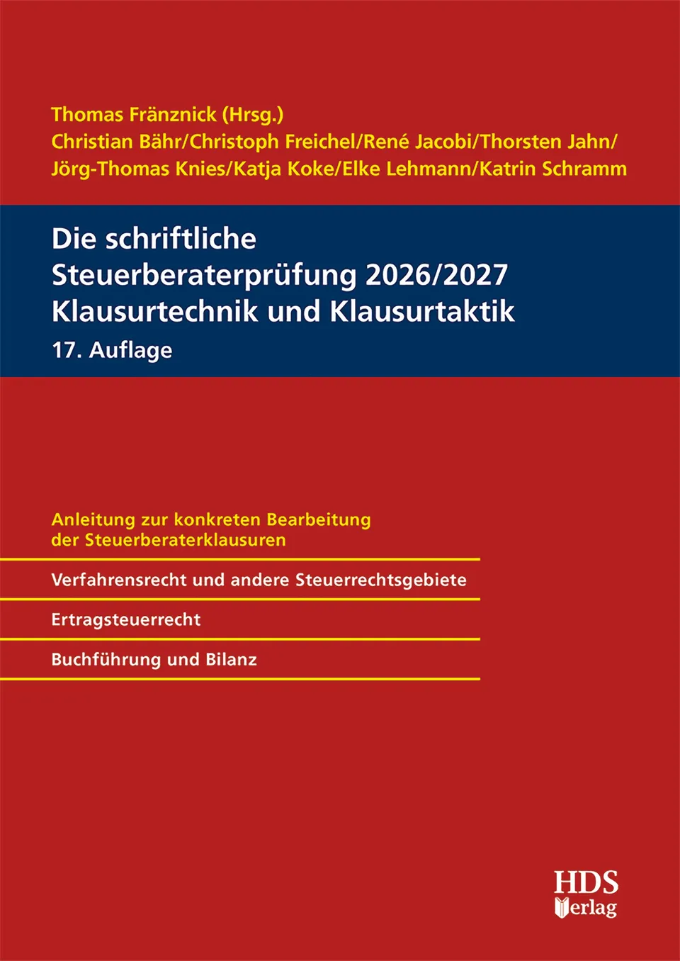 hds-steuerberaterpr-fung-klausurtechnik-buch-17-auflage-2026-2027 image 1