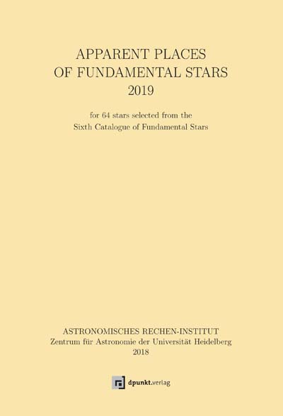 dpunkt-apparent-places-of-fundamental-stars-apfs-2019-buch image 1