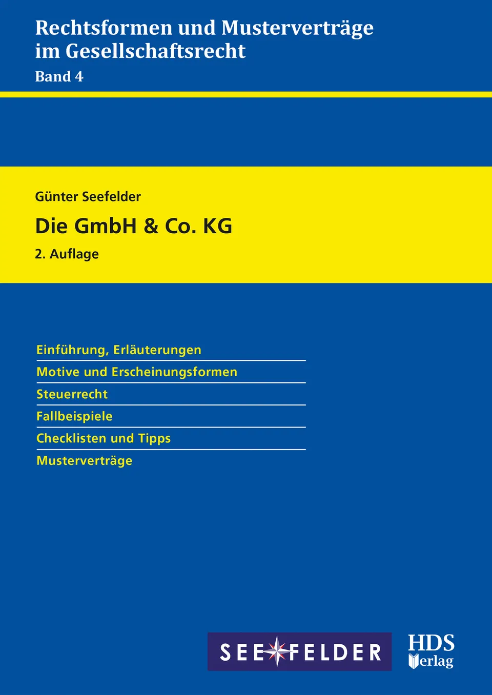hds-recht-die-gmbh-co-kg-buch-2-auflage-band-4-mustervertrag image 1