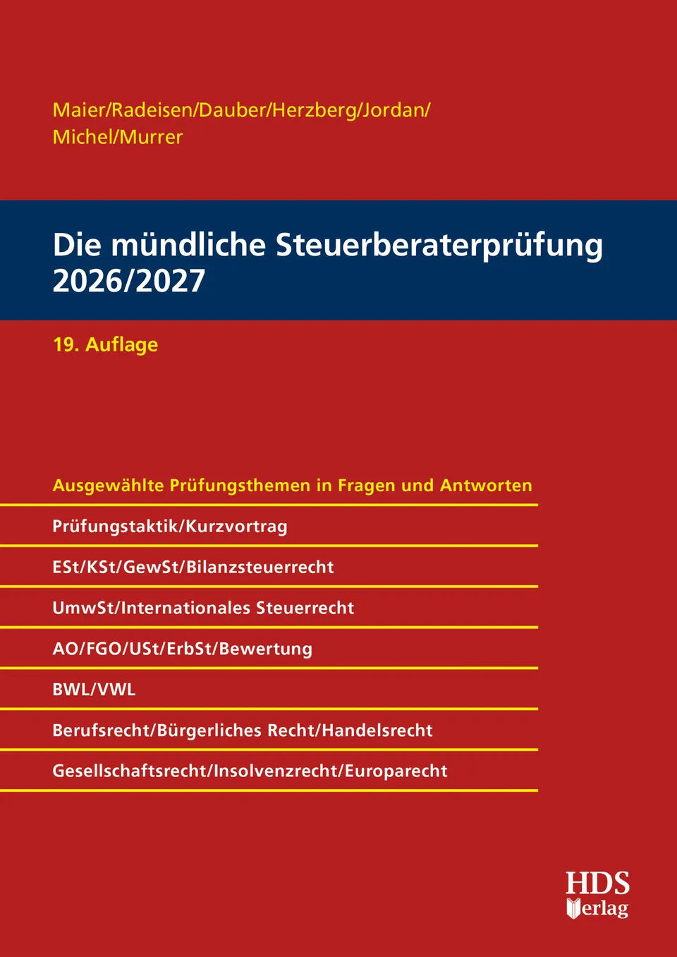 hds-steuerberaterpr-fung-die-m-ndliche-steuerberaterpr-fung-2026-2027-buch image 1