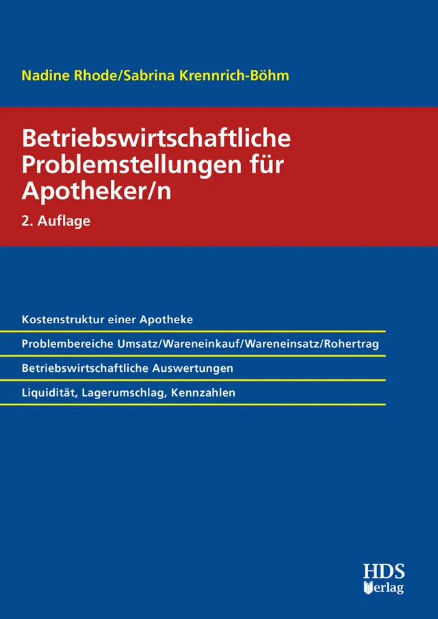 hds-betriebswirtschaft-apotheker-buch-2-auflage-apotheke-bwl image 1