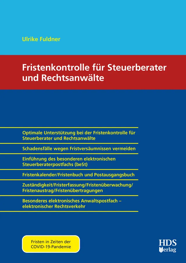 hds-recht-fristenkontrolle-steuerberater-rechtsanw-lte-buch-2022 image 1