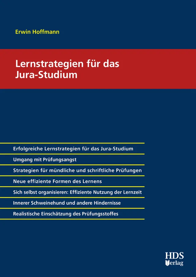 hds-karriereplanung-lernstrategien-fu00fcr-das-jura-studium-buch-1-auflage image 1