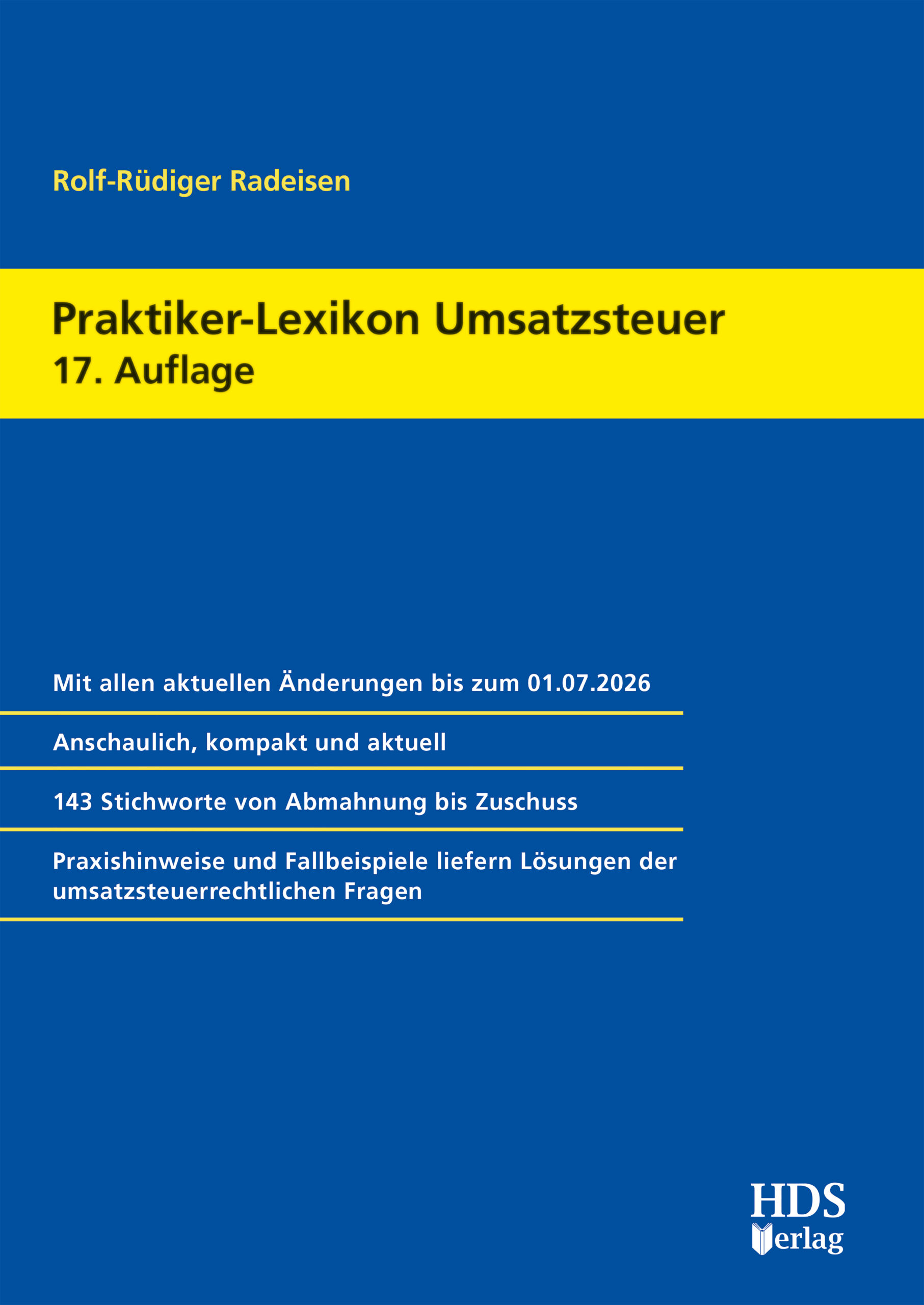 hds-steuern-praktiker-lexikon-umsatzsteuer-17-auflage-nachschlagewerk image 1
