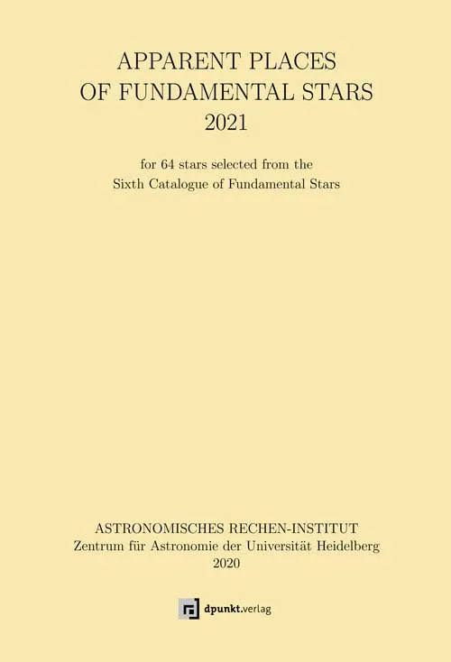 dpunkt-technik-apparent-places-fundamental-stars-buch-2021 image 1