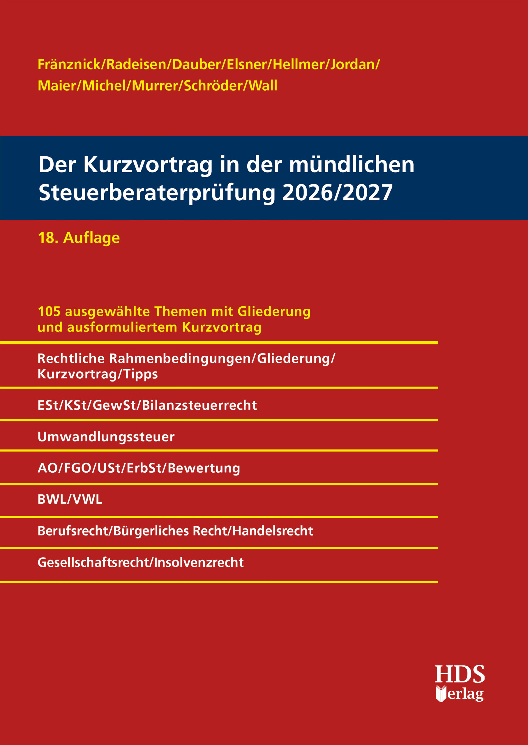 hds-steuerberaterpr-fung-der-kurzvortrag-2026-2027-fachbuch-18-aufl image 1