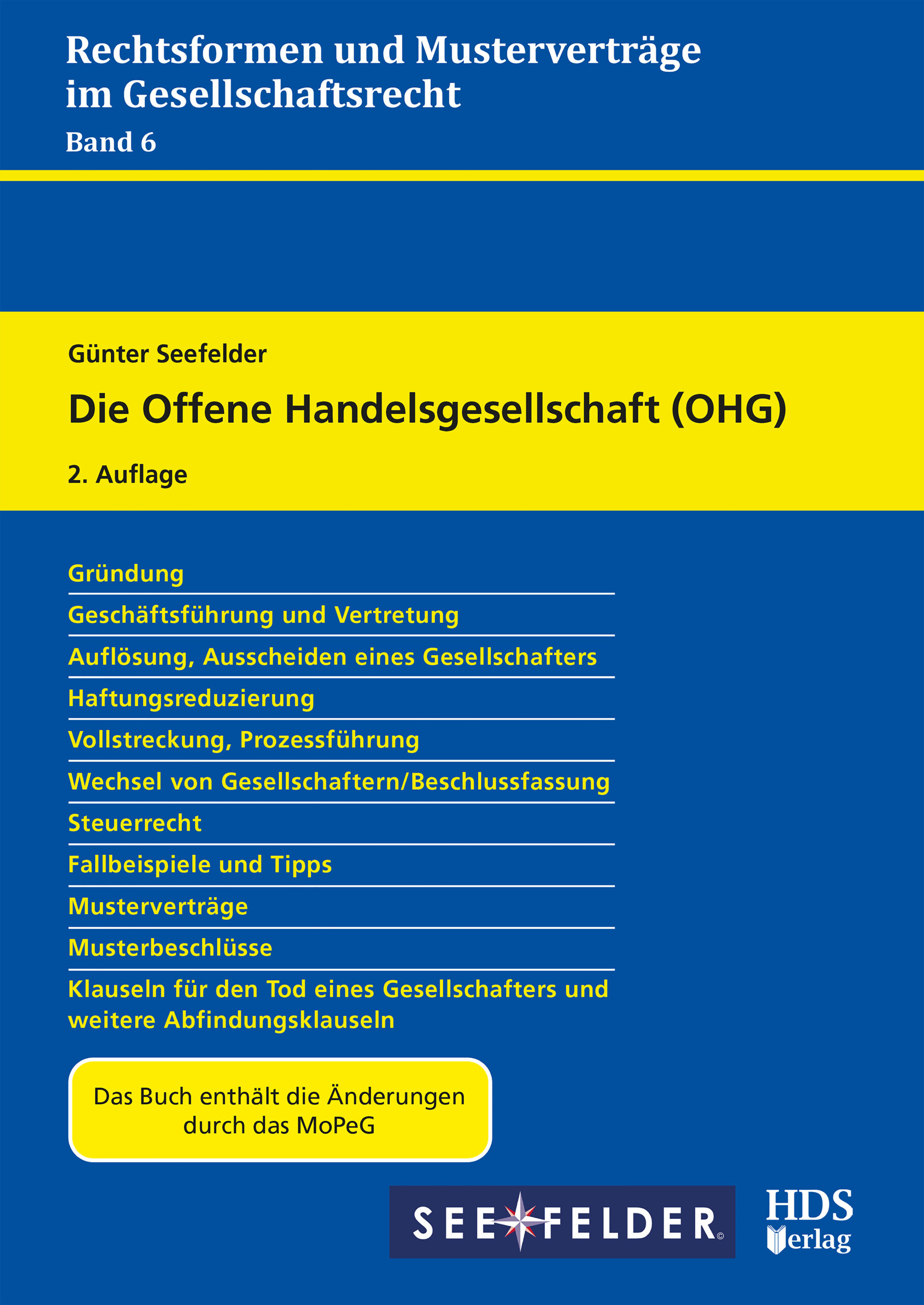 hds-recht-die-offene-handelsgesellschaft-ohg-buch-2-auflage-mopeg image 1