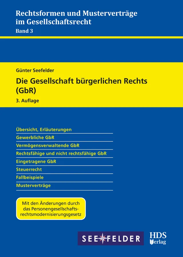 hds-die-gesellschaft-b-rgerlichen-rechts-gbr-buch-3-auflage-mopeg image 1