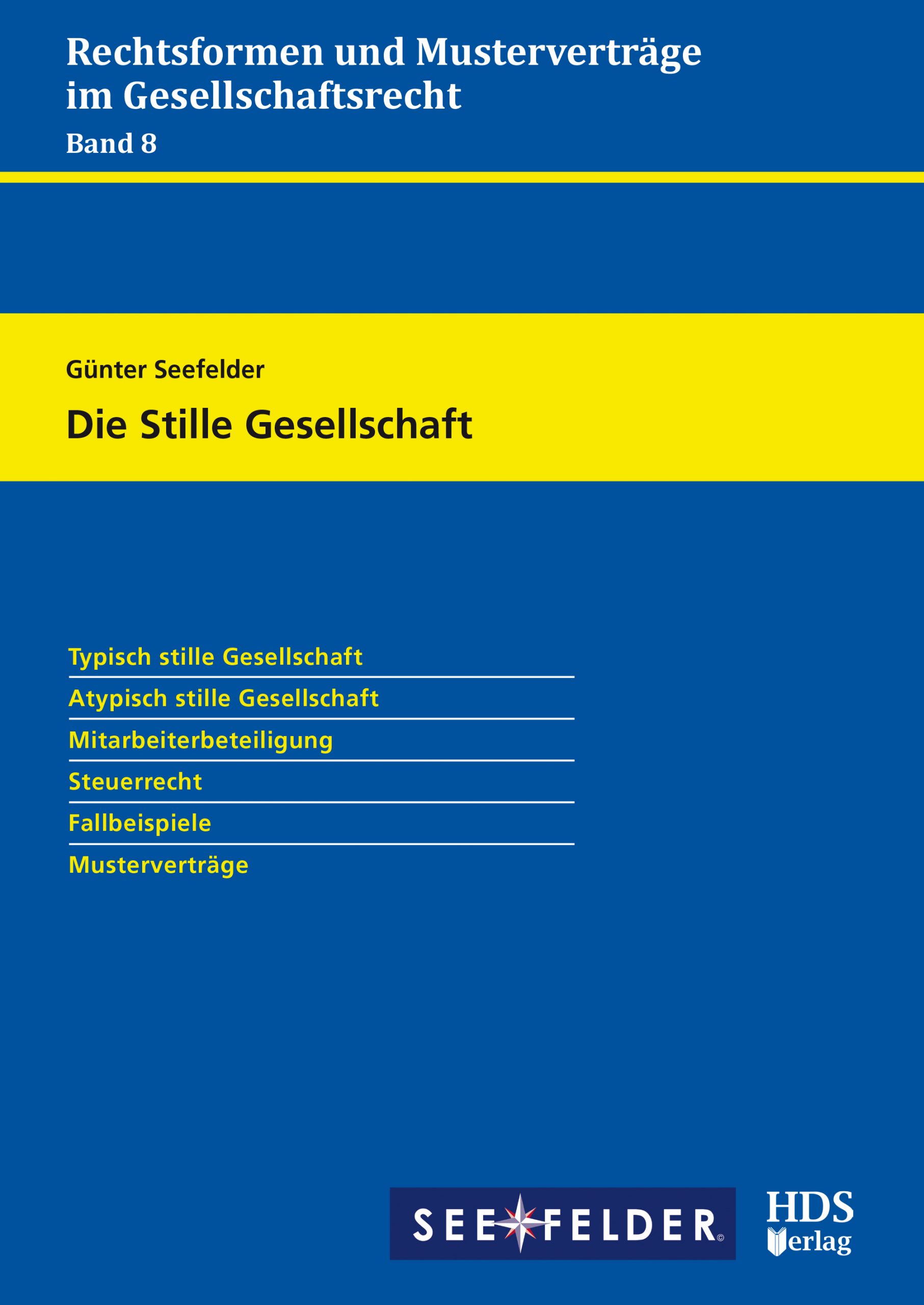 hds-recht-die-stille-gesellschaft-band-8-buch-1-auflage-mustervertr-ge image 1