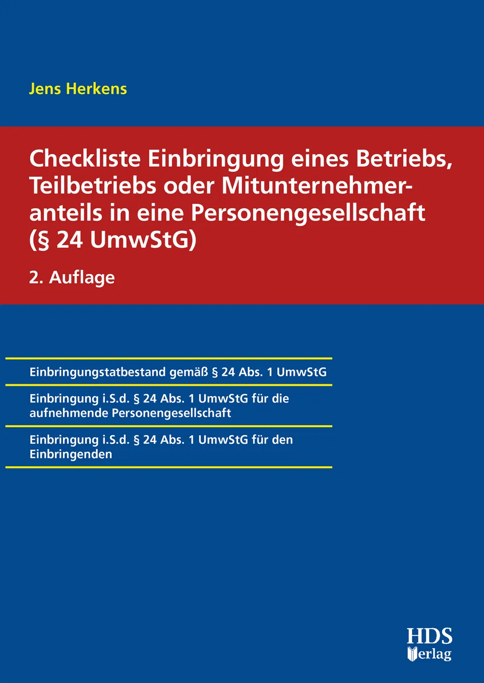 hds-steuern-checkliste-einbringung-24-umwstg-buch-2-auflage image 1