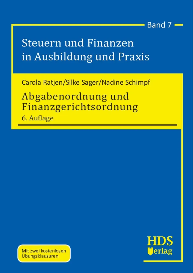 hds-steuern-und-finanzen-abgabenordnung-finanzgerichtsordnung-band-7-buch image 1